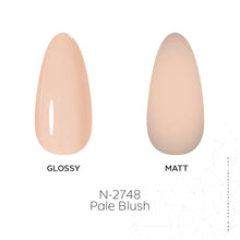 Load image into Gallery viewer, N2748 – Pale Blush Gel Polish – 15ml | Long-Lasting, High-Gloss Delicate Pale Blush Pink Nail Polish Gel
