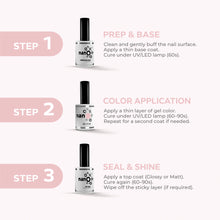 Load image into Gallery viewer, N2755 – Ballet Slipper Gel Polish – 15 ml | Long-Lasting, High-Gloss Sheer Blush-Pink Nail Polish Gel
