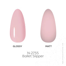 Load image into Gallery viewer, N2755 – Ballet Slipper Gel Polish – 15 ml | Long-Lasting, High-Gloss Sheer Blush-Pink Nail Polish Gel
