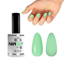 Load image into Gallery viewer, N2758 – Mint Frost Gel Polish – 15ml | Long-Lasting, High-Gloss Icy Mint Green Nail Polish Gel
