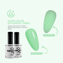 Load image into Gallery viewer, N2758 – Mint Frost Gel Polish – 15ml | Long-Lasting, High-Gloss Icy Mint Green Nail Polish Gel
