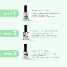Load image into Gallery viewer, N2758 – Mint Frost Gel Polish – 15ml | Long-Lasting, High-Gloss Icy Mint Green Nail Polish Gel
