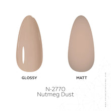 Load image into Gallery viewer, N2770 – Nutmeg Dust Gel Polish – 15ml | Long-Lasting, High-Gloss Nutmeg Brown Nail Polish Gel
