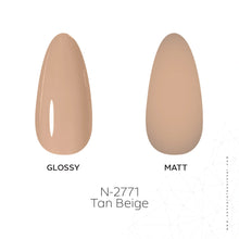Load image into Gallery viewer, N2771 – Tan Beige Gel Polish – 15ml | Long-Lasting, High-Gloss Tan Beige Nail Polish Gel
