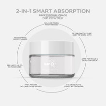 Load image into Gallery viewer, D 2774 Pale Gray Nail Dipping Powder – 28gm | Cool Neutral Dip Powder | Nail Dipping System
