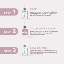 Load image into Gallery viewer, L 2781 – Suede Pink Nail Polish – 15ml | High Gloss, Gel Like Finish Neutral Pink Nail Polish | Suede Matte Pink Nail Lacquer