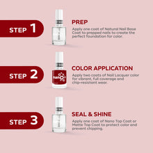 Load image into Gallery viewer, L 2791 – Bordeaux Red Nail Polish – 15ml | High Gloss, Gel Like Finish Deep Wine Red Nail Polish | Elegant Red Nail Lacquer
