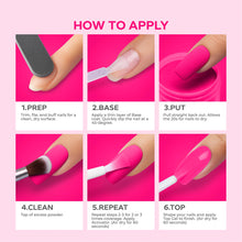 تحميل الصورة إلى عارض المعرض، بودرة غمس الأظافر الكهربائية باللون الوردي D 2798، 30 جم 