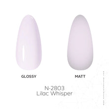 Load image into Gallery viewer, N2803 – Lilac Whisper Gel Polish – 15 ml | Long-Lasting, High-Gloss Soft Lavender Nail Polish Gel
