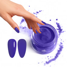 Load image into Gallery viewer, D 2807 Purple Monarch Nail Dipping Powder – 28gm | Regal Deep Purple Dip Powder | Nail Dipping System
