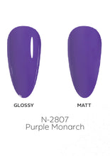 Load image into Gallery viewer, N-2807-Purple Monarch Gel Polish 15ml
