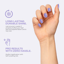 Load image into Gallery viewer, N2811 – Misty Purple Gel Polish – 15 ml | Long-Lasting, High-Gloss Ethereal Light Purple Nail Polish Gel
