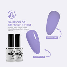 Load image into Gallery viewer, N2811 – Misty Purple Gel Polish – 15 ml | Long-Lasting, High-Gloss Ethereal Light Purple Nail Polish Gel
