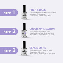 Load image into Gallery viewer, N2811 – Misty Purple Gel Polish – 15 ml | Long-Lasting, High-Gloss Ethereal Light Purple Nail Polish Gel
