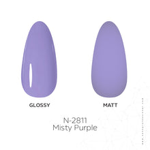 Load image into Gallery viewer, N2811 – Misty Purple Gel Polish – 15 ml | Long-Lasting, High-Gloss Ethereal Light Purple Nail Polish Gel
