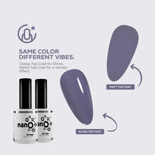 Load image into Gallery viewer, N2812 – Dusty Navy Gel Polish – 15 ml | Long-Lasting, High-Gloss Muted Navy Blue Nail Polish Gel
