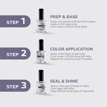 Load image into Gallery viewer, N2812 – Dusty Navy Gel Polish – 15 ml | Long-Lasting, High-Gloss Muted Navy Blue Nail Polish Gel
