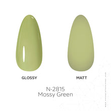 Load image into Gallery viewer, N2815 – Mossy Green Gel Polish – 15 ml | Long-Lasting, High-Gloss Earthy Green Nail Polish Gel
