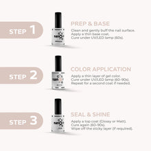 Load image into Gallery viewer, N-2819 – Muted Taupe Gel Polish – 15 ml | Long-Lasting, High-Gloss Soft Taupe Nail Polish Gel
