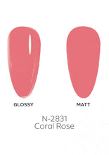 Load image into Gallery viewer, N-2831-Coral Rose Gel Polish 15ml
