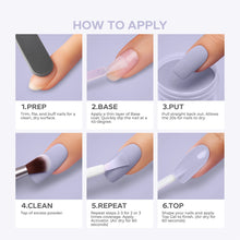 Load image into Gallery viewer, D 2864 Sky Kissed Lilac Nail Dipping Powder – 28gm | Soft Pastel Purple Dip Powder | Nail Dipping System
