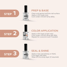 Load image into Gallery viewer, N-2877-Muted Peach Gel Polish 15ml
