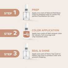 Load image into Gallery viewer, L 2877 – Muted Peach Nail Polish – 15ml | High Gloss, Gel Like Finish Muted Peach Nail Polish | Peach Nude Nail Lacquer