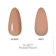 Load image into Gallery viewer, N-2877-Muted Peach Gel Polish 15ml
