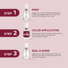 Load image into Gallery viewer, L 2889 – Plum Wine Nail Polish – 15ml | High Gloss, Gel Like Finish Deep Plum Nail Polish | Rich Wine Red Nail Lacquer
