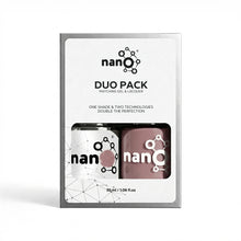Load image into Gallery viewer, P2890 – Mauve Embrace Duo Pack – TPO &amp; HEMA Free Gel Polish &amp; Nail Lacquer (15ml each) |Long-Lasting, High-Gloss Nail Polish Set
