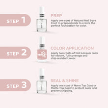 Load image into Gallery viewer, L 2892 – Smoke Rose Nail Polish – 15ml | High Gloss, Gel Like Finish Muted Rose Pink Nail Polish | Soft Pink Nail Lacquer