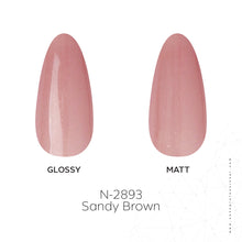 Load image into Gallery viewer, N-2893-Sandy Brown Gel Polish 15ml
