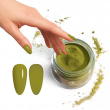 Load image into Gallery viewer, D 2894 Deep Olive Nail Dipping Powder – 28gm | Earthy Green Dip Powder | Nail Dipping System
