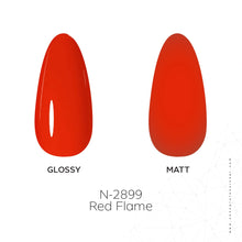 Load image into Gallery viewer, N2899 – Red Flame Gel Polish – 15 ml | Long-Lasting, High-Gloss Fiery Red Nail Polish Gel
