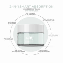 تحميل الصورة إلى عارض المعرض، بودرة غمس الأظافر باللون الأزرق الفاتح D 2909، 30 جم 