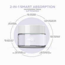 Load image into Gallery viewer, D 2913 Lilac Sky Nail Dipping Powder – 28gm | Soft Lavender-Blue Dip Powder | Nail Dipping System
