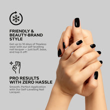 Load image into Gallery viewer, L 2922 Charcoal Black Nail Polish – 15ml | High Gloss, Gel Like Finish Smoky Black Nail Polish | Bold Black Nail Lacquer
