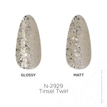 Load image into Gallery viewer, N-2929-Tinsel Twirl Gel Polish 15ml

