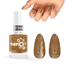 Load image into Gallery viewer, L 2931 Butterscotch Burst Nail Polish – 15ml | High Gloss, Gel Like Finish Glitter Gold Nail Polish | Golden Shimmer Nail Lacquer