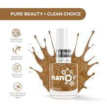 Load image into Gallery viewer, L 2931 Butterscotch Burst Nail Polish – 15ml | High Gloss, Gel Like Finish Glitter Gold Nail Polish | Golden Shimmer Nail Lacquer