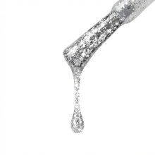 Load image into Gallery viewer, L 2934 Metallic Mirage Nail Polish – 15ml | High Gloss, Gel Like Finish Silver Glitter Nail Polish | Glitter Silver Nail Lacquer