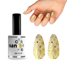 Load image into Gallery viewer, N2935 – Mushroom Magic Gel Polish – 15ml | Long-Lasting, High-Gloss Glitter Gold Nail Polish Gel
