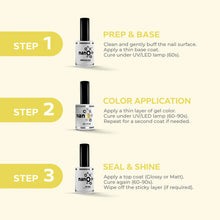 Load image into Gallery viewer, N2935 – Mushroom Magic Gel Polish – 15ml | Long-Lasting, High-Gloss Glitter Gold Nail Polish Gel
