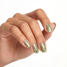 تحميل الصورة إلى عارض المعرض، P2937 – Glittery Green Duo Pack – TPO &amp; HEMA Free Gel Polish &amp; Nail Lacquer (15ml each) | Long-Lasting, High-Gloss Nail Polish Set