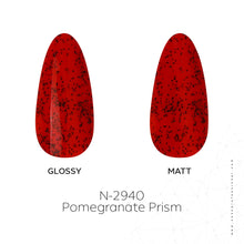 Load image into Gallery viewer, N-2940-Pomegranate Prism Gel Polish 15ml
