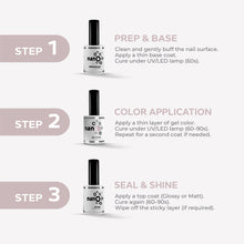 Load image into Gallery viewer, N-3007-Taupe Shine Gel Polish 15ml
