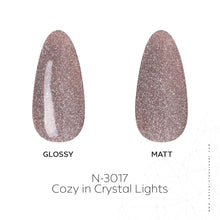 تحميل الصورة إلى عارض المعرض، N-3017- طلاء جل Cozy in Crystal Lights 15 مل 
