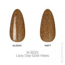 Load image into Gallery viewer, N-3025-Lazy Day Gold Vibes Gel Polish 15ml
