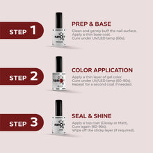 Load image into Gallery viewer, N-3026-Vivid Crimson Gel Polish 15ml
