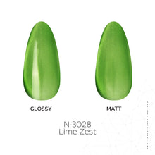 Load image into Gallery viewer, N-3028-Lime Zest Gel Polish 15ml
